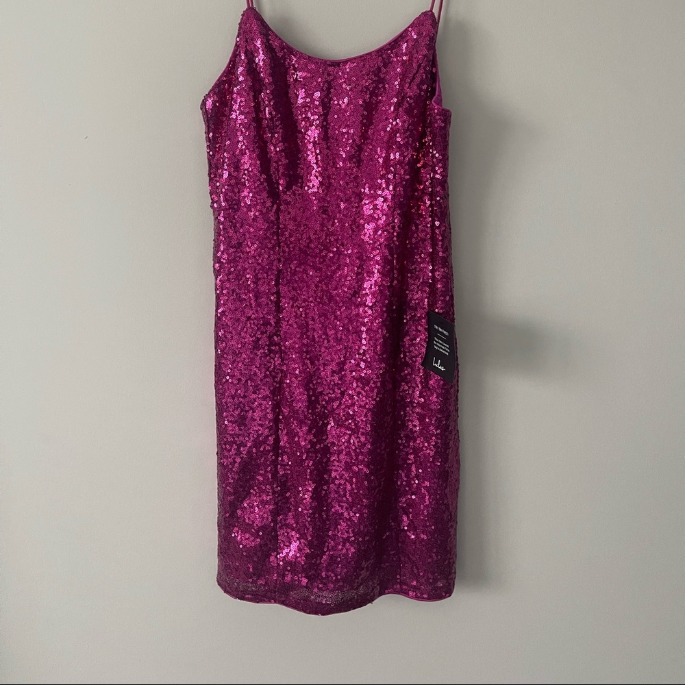 Lulus Hot Pink Sequence